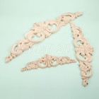 Decorative Onlay Applique Wood Carved Long Decal For Wall Door Cabinet Furniture
