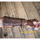 Medieval Armguards Riveted Renaissance Leather Gauntlet Steampunk Arm Guard New