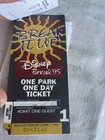 2 Walt Disney World One Park 1 Day Vintage Tickets  Parking  Spring Break 1995