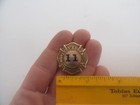 Vintage Shamrock Harrisburg  Pennsylvania Firemen s Co  11 Badge   Pin
