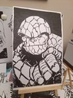 The Thing Comic Art 11x17 Original Signed By Artist Michael Fulcher