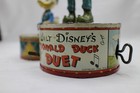 Vintage 1946 Marx Walt Disney   s Donald Duck Duet Wind Up Tin Litho Toy  works 