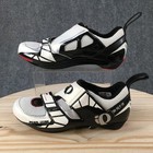 Pearl Izumi Tri Fly Iv Cycling Shoes Mens 40 Athletic Adjustable Black White