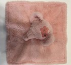 Parents Choice Pink Elephant  Lovey Baby Security Blanket Satin Floral 12 