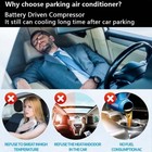 12v Electric Car Air Conditioner Unit Heat cool Universal Ac Compressor 8000 Btu