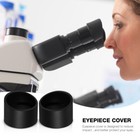 2pcs Cover Microscope Eyepiece Cover Cylinder Eyepiece Cups Eyecups