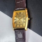 Vintage Seiko Slim Quartz Gold Face Gentlemen s Wrist Watch - Free Shipping