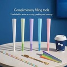 100 Pack Colorful Rolling Papers Pre Rolled Cones King Size - 108mm King Size Pr