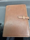 Coach Day Planner Brown Leather Vintage Agenda Organizer Cover Sleeve