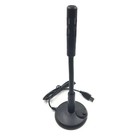 Computer Mini Condenser Microphone Usb Stand Recording Mic For Pc Desktop Laptop