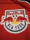 Adidas Mls New York Red Bulls Mls Travel Hoodie Sz M Je5524 Soccer Training Nwt