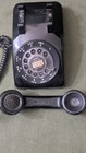 Vintage Bell Western Electric Black Rotary Desk Telephone- Good Condition 
