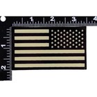 Infrared Reverse American Flag Patch - Subdued - Hook Fastener Tactical Ir Patch