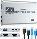 Video Capture Card 4k 1080p 60fps  Usb 3 0 Hdmi Video Capture Device  Hd Game   