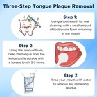 6 Pack Tongue Cleaner Brush Helps Fight Bad Breath For Oral Hygiene