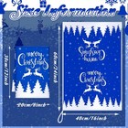 Breling 6 Pcs Christmas Kitchen Towels Blue Snowflake Winter Dish Towel 23 62