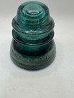 Antique Vintage Hemingray No 42 Glass Insulator Teal