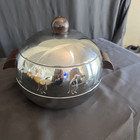 Vintage West Bend Penguin Hot cold Server Ice Bucket Bakelite Handles 1950   s Mcm
