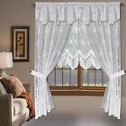 Shabby Chic Floral Lace Window Curtain Panels balloon Curtains Separate Valances
