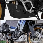 Us Silver Front Skid Plate Engine Bash Cover Guard For Honda Xl750 Transalp