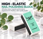 Flash Shiner 4-way Nail Buffer Block  320 400 4000 Grit  3-step Nail Shiner For