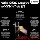 Nubs Thumb Protectors For Sax  Oboe  Clarinet And Woodwind  Padded Thumb Sleeve