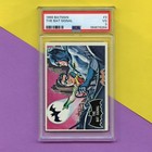 Original 1966 Topps Batman Black Bat Trading Card  3 Psa 3