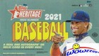 2021 Topps Heritage High Number Baseball Sealed Hobby 12 Box Case-12 Auto relic