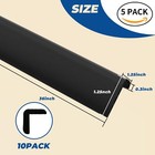 Wall Corner Edge Protector - 1x1x36 Inch Baby Proofing Corner Guards  Self-ad   