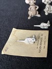 Vintage Hagen Renaker Grey Mouse Figurine Lot Of 10