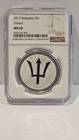 2017 Barbados Trident 1 Oz Silver Coin Ngc Ms69