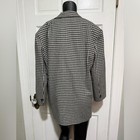 Vintage Houndstooth Womens Blazer Esprit Size Small 1980s 1990s Long Sleeve