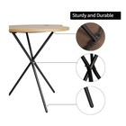 Wood Table End With Side Coffee Storage Room Folding Tray Home Living