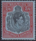 Bermuda Stamps Oct 1940 2 6  Reference Issue 2 Mh P13 9x13 8 Sg117  Cv   70