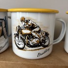 Breitling Mug Set - Set Of 3 Enamel Mugs- New In Original Breitling Box