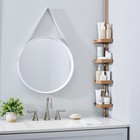 4-shelf Tier Tension Corner Shower Plastic Organizer In Bronze