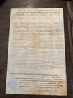 Gov john B  Floyd Signed 1850 Hardy County Va West Virginia Land Grant Document