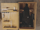 Antique Fritz Hellige Freiburg Colorimeter Electric Microscope In Wood Case