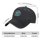 Wimbledon Tennis The Championships Badge Printed Baseball Cap Adjustable Cap
