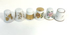 Lot Of 11 Vintage Porcelain Thimbles Made In Germany Various Sizes   Themes