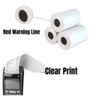 2 1 4 X 50  Thermal Paper Credit Card Cash Register Pos Receipt Paper 25 Rolls