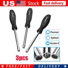 3 Screwdriver Carburetor Adjustment Chainsaw Tool Fit Poulan Husqvarna Craftsman