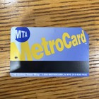 Rare Claes Oldenburg Blue Back Metrocard  Guggenheim Museum Oct 6- Jan 14 1996