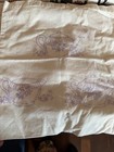 Stamped Embroidery Linens Lot Pre-printed Patterns And Some Prestarted