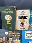 Vintage 1970 s Charles M  Schulz Assorted Charlie Brown Book Lot Of 18