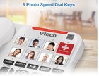 Vtech Sn1127 White Amplified Corded Answering System With Photo Speed Dial