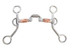 Aj Tack Argentine Hinged Port Correction Bit With Copper Rollers