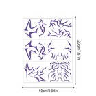 Kpop Demon Hunters Rumi Patterns Holographic Temporary Tattoo Cosplay