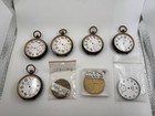 Doxa Pocket Watch Parts Lot     Cases  Movements   Dials     For Parts Or Repair