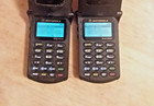 Vintage Pair Of Motorola Startac St7868 Dual Band Black Flip Phones